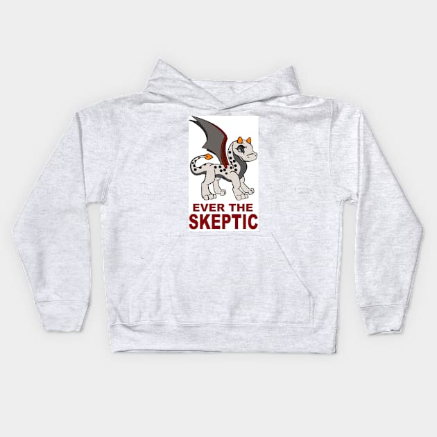 Ever the Skeptic Kids Hoodie by RockyHay